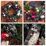 Some of our wreaths with closeups