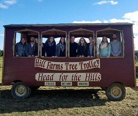 the Hill Farms trolley