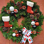 One of our wreaths