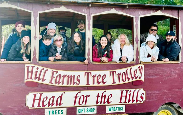 Hill Farms sign